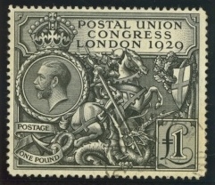 1929 PUC £1 VFU