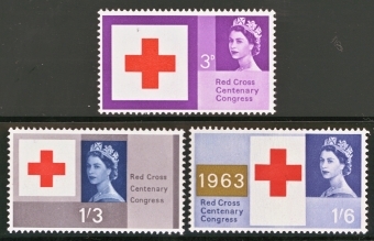 1963 Red Cross Phos U/M - Cat £65