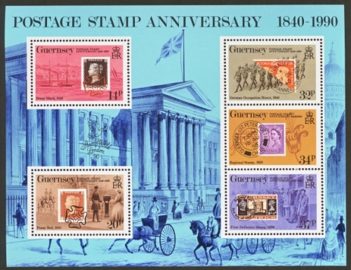 1990 Stamp Anniv M/S